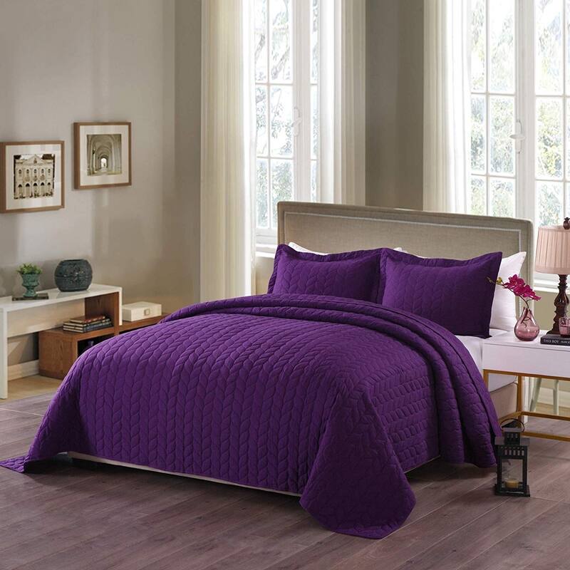 Porch & Den Heightsview Prewashed 3-piece Quilted Bedspread Set