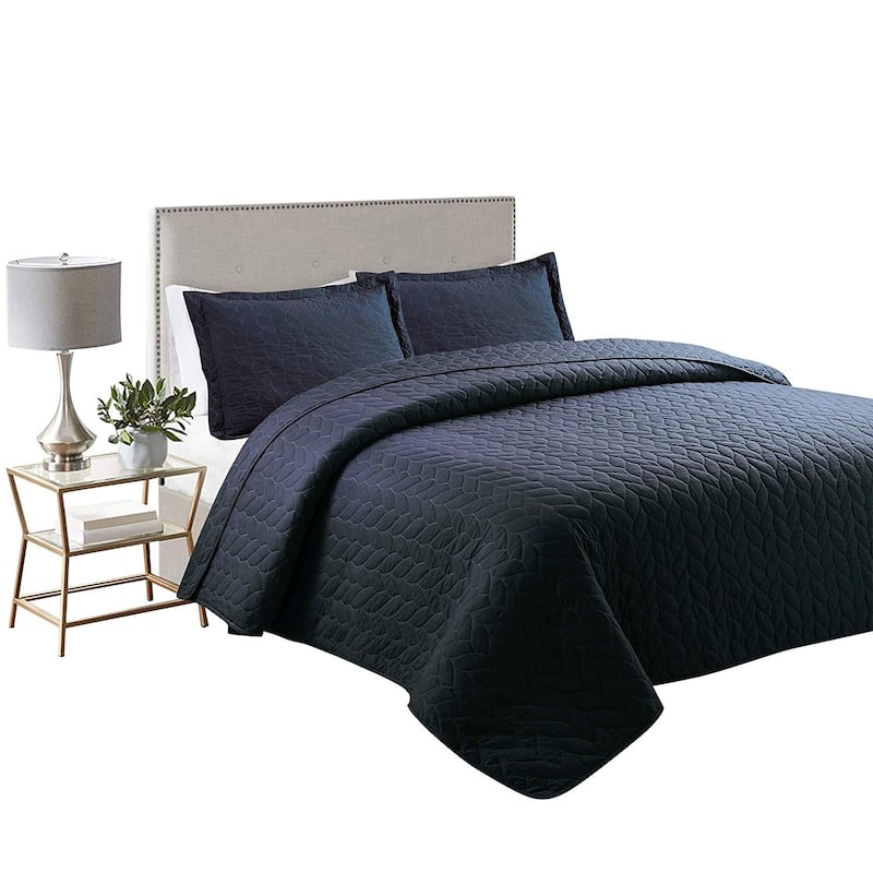 Porch & Den Heightsview Prewashed 3-piece Quilted Bedspread Set