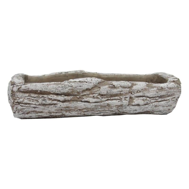 Admired By Nature Cement Tree Log Succulents Cactus Planter Pot