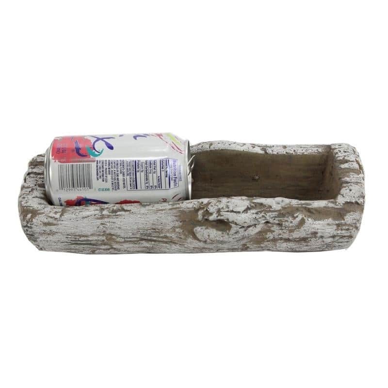 Admired By Nature Cement Tree Log Succulents Cactus Planter Pot