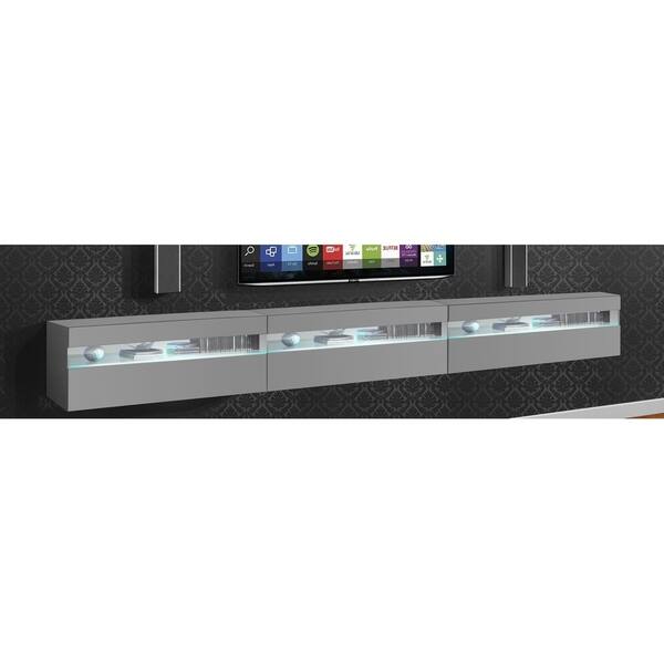 Shop Ada 3x All High Gloss Modern Wall Mounted Floating Tv Stand