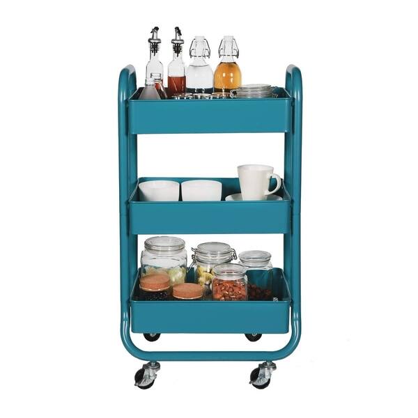 Shop Designa Home Office Outdoor Kitchen 3 Tier Metal Mobile