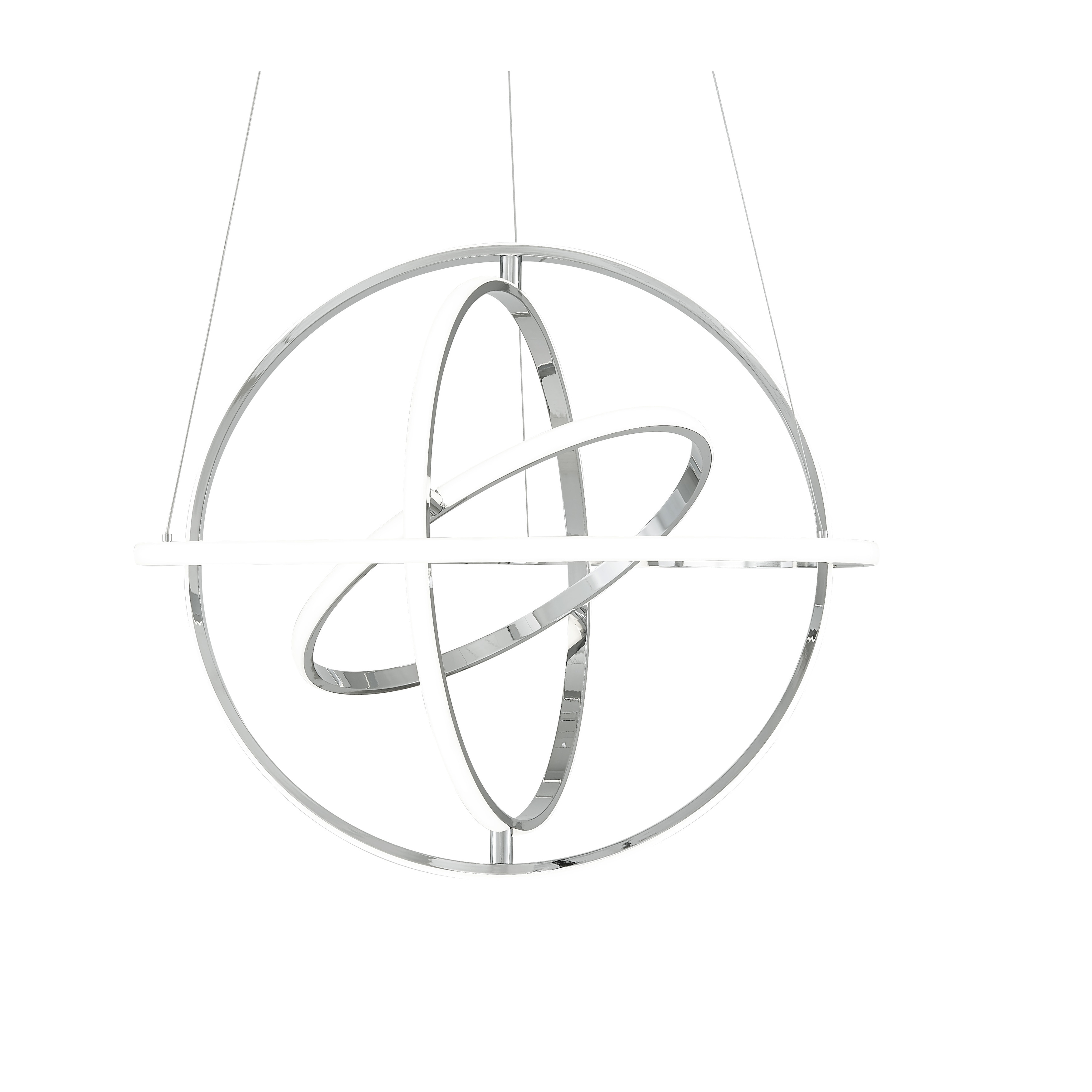 Oxford LED Chandelier // Chrome - Chandeliers For Bedrooms by Overstock.com