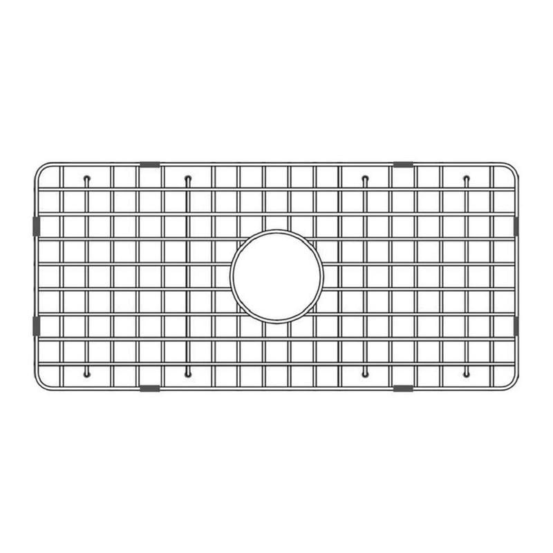 Silicone Bottom Grid Sink Mat for RVG1033 and RVG2033 Sinks Grey