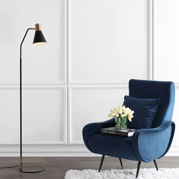 Shop Apollo 61 Modern Metal Led Task Floor Lamp Black