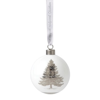 family bauble XL Snow Globe 2020 Metal Tree Bauble