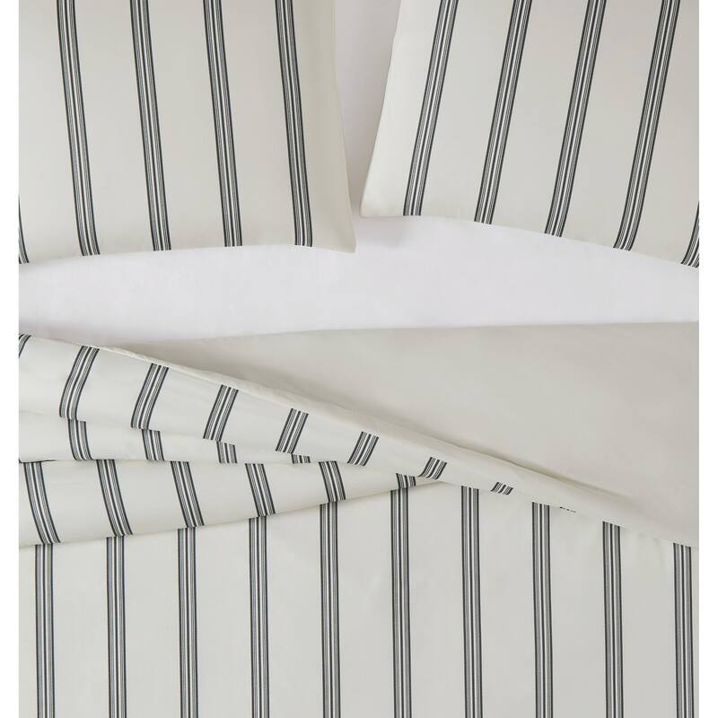 Carson Carrington Tomtnas Soft Millennial Stripe 3-piece Duvet Set