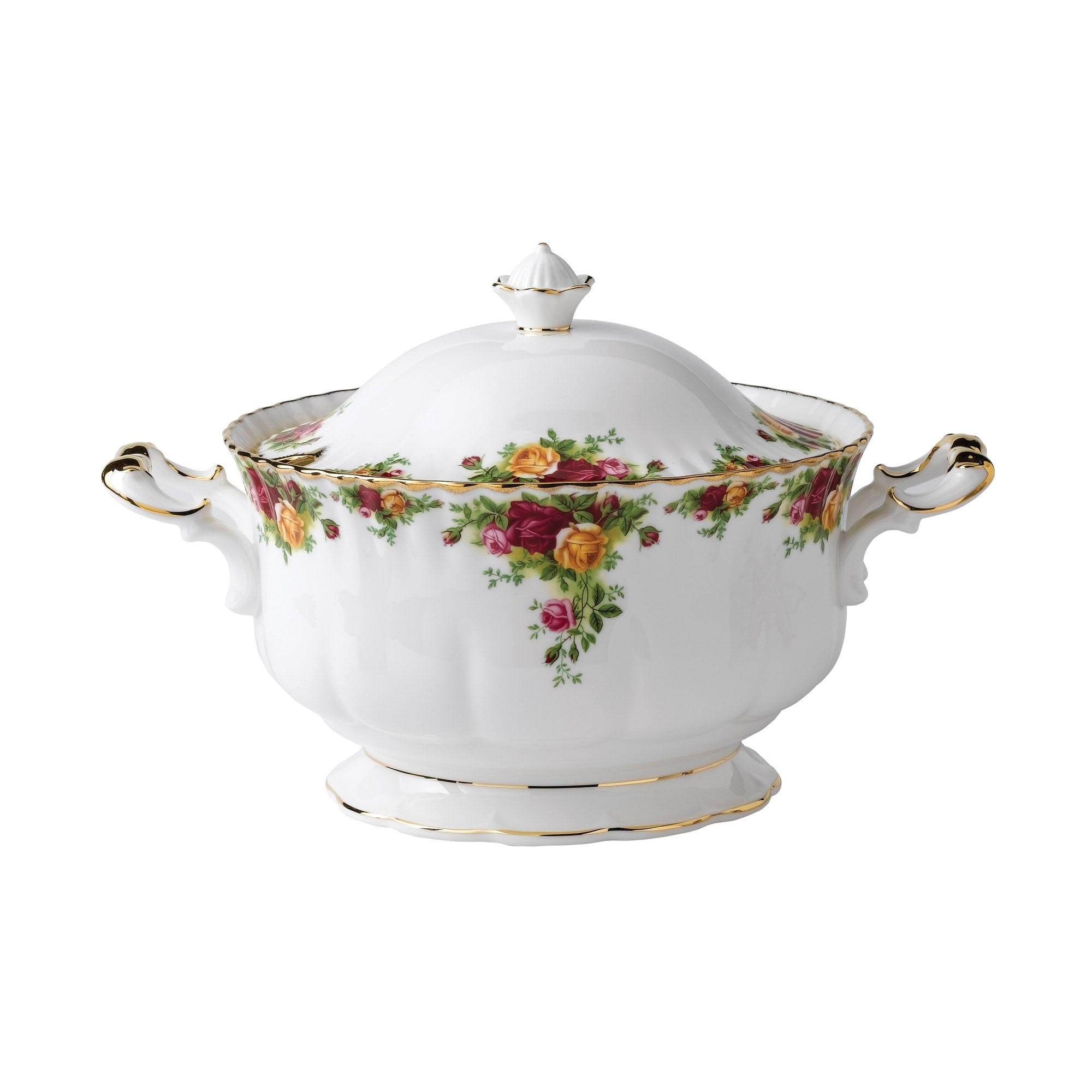 Royal Albert Old Country Roses 146 Oz Soup Tureen On Sale Bed Bath   Beyond 28263557
