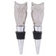 preview thumbnail 17 of 22, DII Bottle Stopper (Set of 2) Owl - Silver