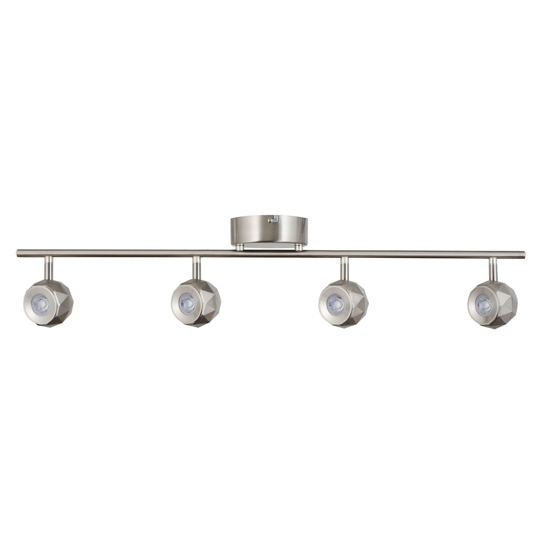 Carson Carrington Tidan Satin Nickel Led Fixed Track Light Carson Carrington Tidan Satin Nickel