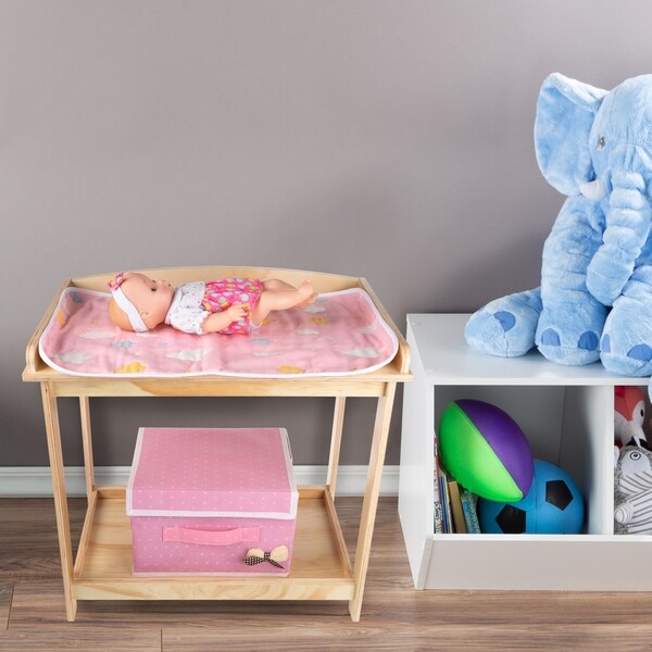 wooden baby doll changing table