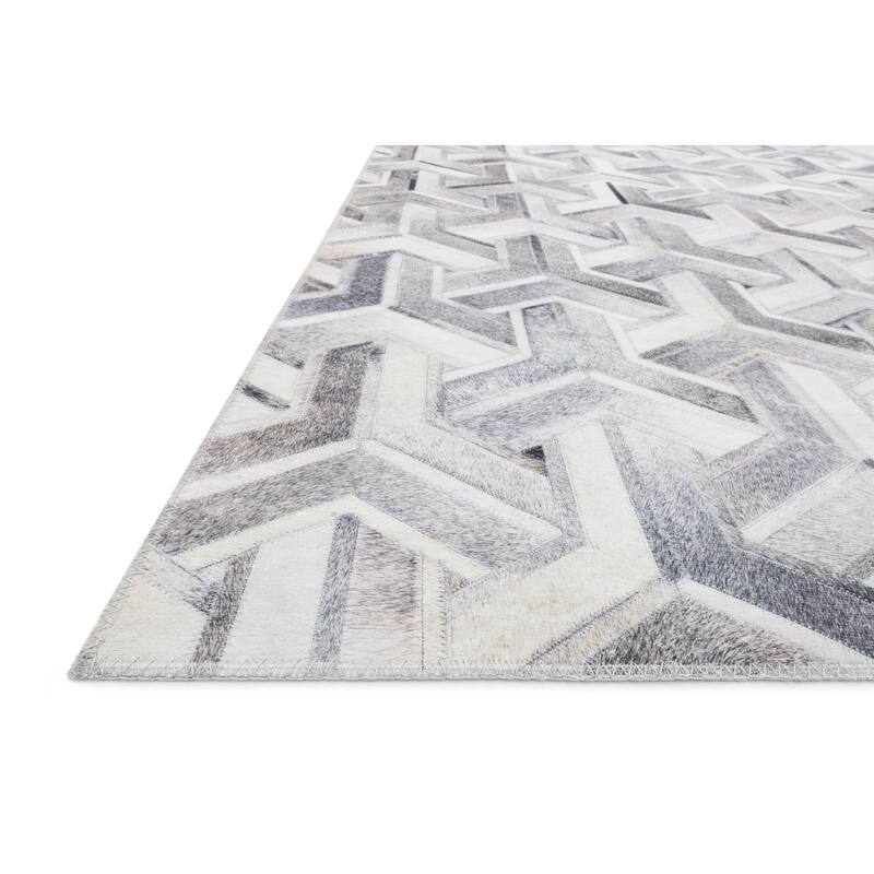Alexander Home Davide Printed Faux Cowhide Area Rug