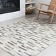 preview thumbnail 2 of 3, Alexander Home Davide Printed Faux Cowhide Area Rug