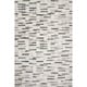 preview thumbnail 1 of 3, Alexander Home Davide Printed Faux Cowhide Area Rug 2'3" x 3'9" - Ivory/ Grey - Runner/Rectangle