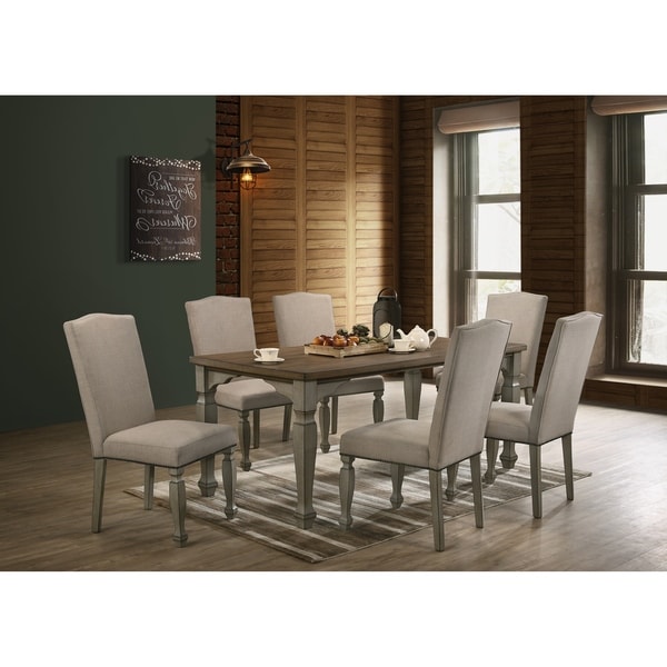 wood dining table for six