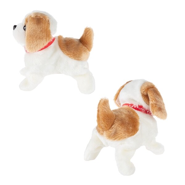 toy dog that walks barks and flips