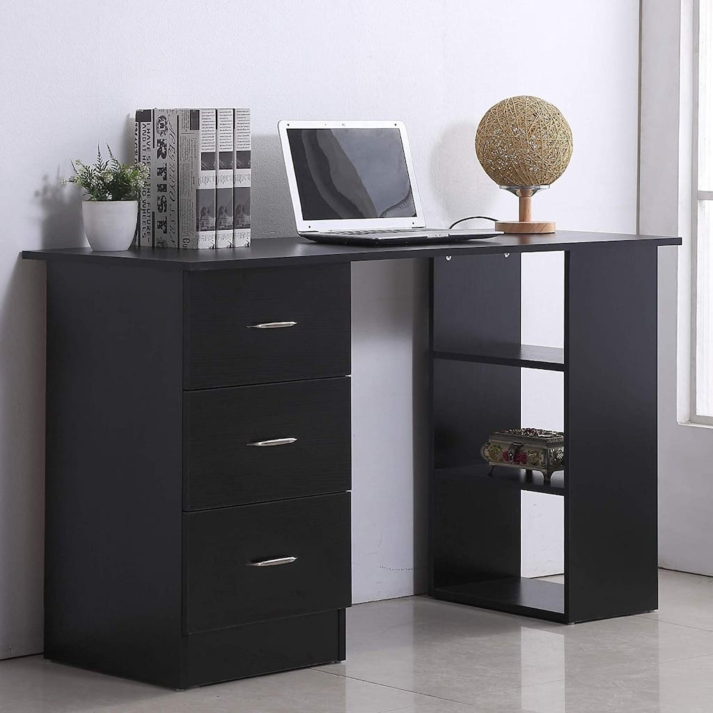 HomCom 47" Modern Home Office Computer Workstation Desk