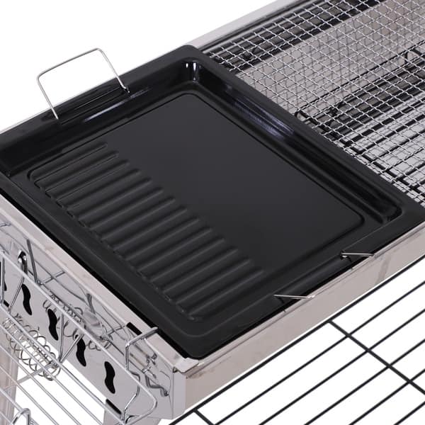Stainless Bbq Grill Outdoor Waterproof Portable Charcoal Stove Bbq