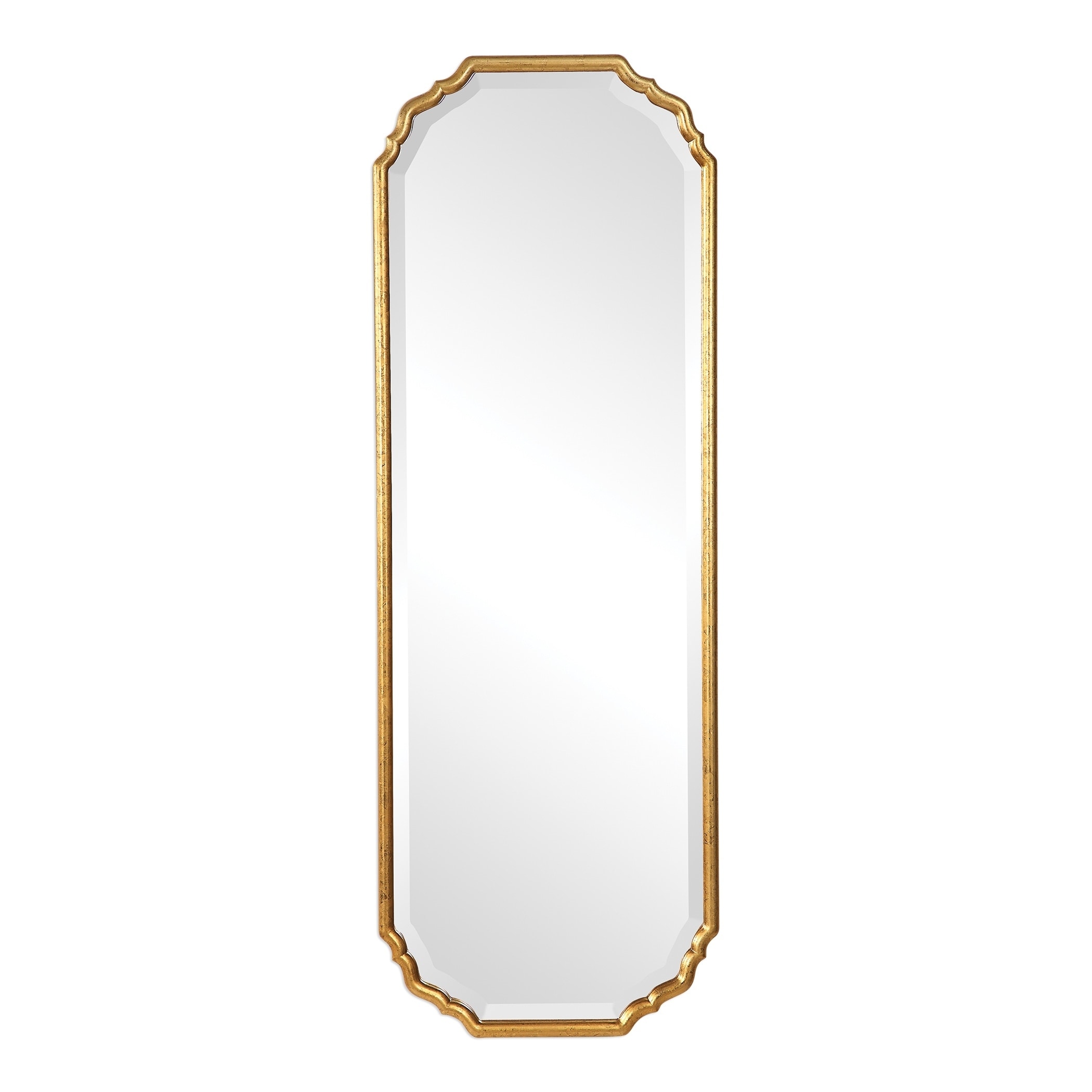 Porch & Den Find Antique Gold Decorative Frame Wall Mirror