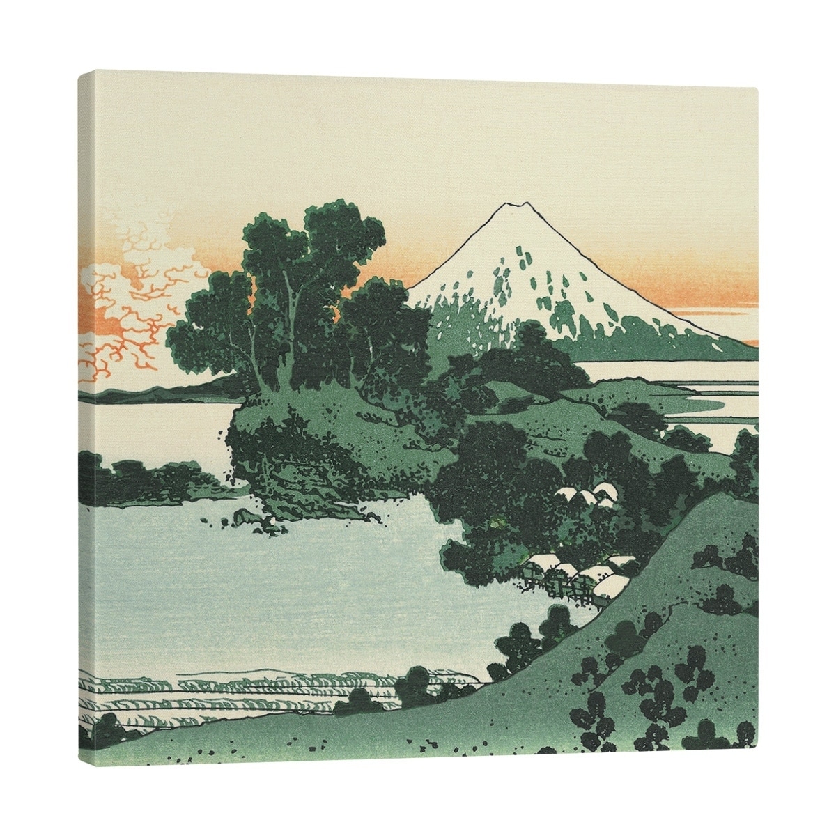 Katsushika Hokusai Shichiri Beach In Sagami Province Gallery Wrapped Canvas Overstock 28266470