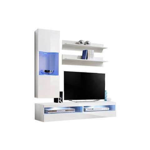 Fly H3 35TV Wall Mounted Floating Modern Entertainment Center