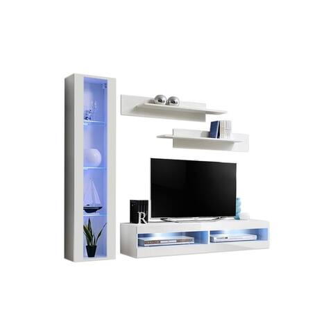 Fly G2 34TV Wall Mounted Floating Modern Entertainment Center