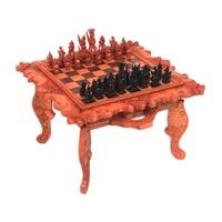 Kingdom Wars Wood chess set