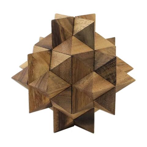 Handmade Great Star Wood puzzle (Thailand)