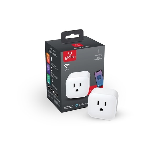 Wi-Fi Smart Plug, No Hub Required, White. Opens flyout.