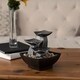 preview thumbnail 4 of 5, Tabletop Water Fountain- 3 Tier Raku Bowl by Pure Garden