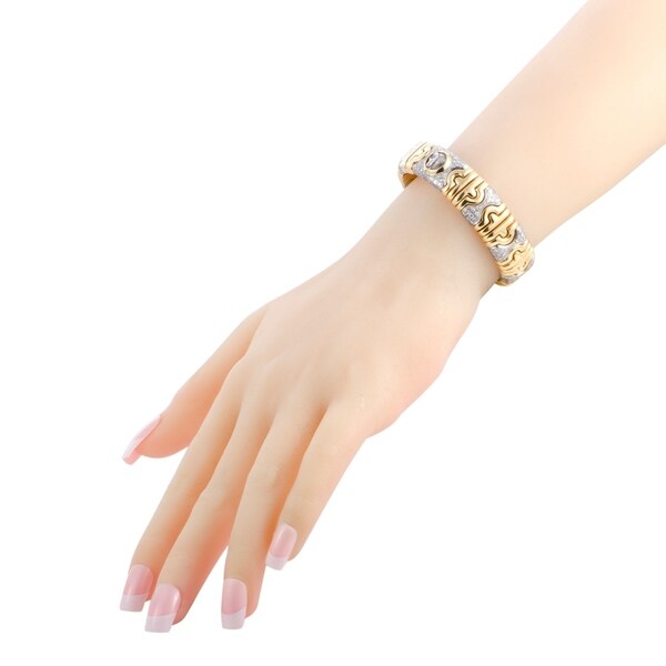 bvlgari parentesi bracelet white gold