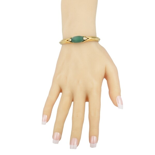 yellow jade bangle bracelet