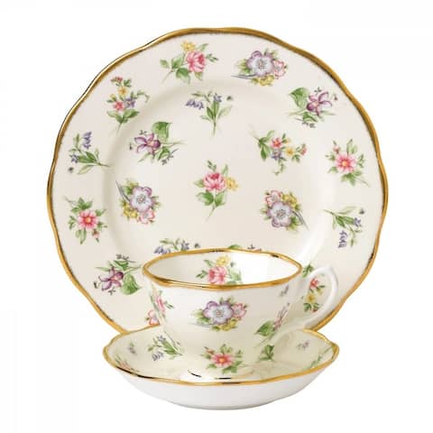 Royal Albert 100 Years Spring Meadow 3-piece Place Setting