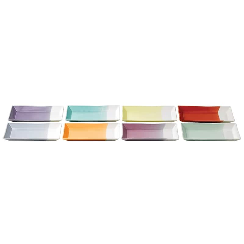 Royal Doulton 1815 Tapas Mixed Patterns 9.8-inch Rectangular Trays, Set 