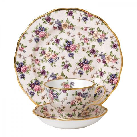 Royal Albert 100 Years English Chintz 3-piece Place Setting