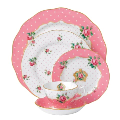 Cheeky Pink 5-piece Place Setting
