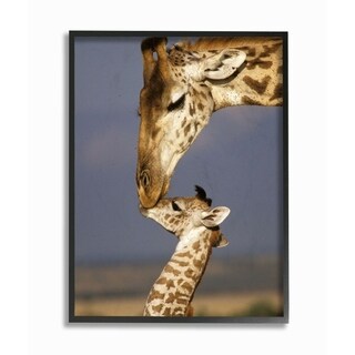 Stupell Giraffe Family Mother with Calf, 11 x 14, Proudly Made in USA ...