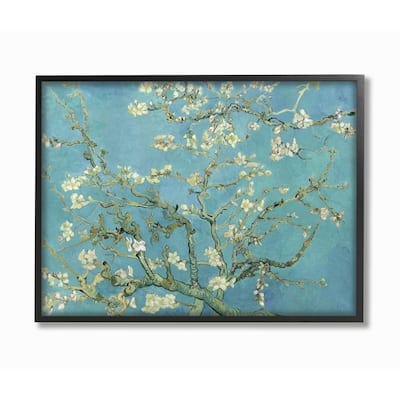 Stupell Van Gogh Almond Blossoms Post Impressionist Painting, 11 x 14, Proudly Made in USA - Multi-Color