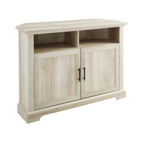 Shop The Gray Barn 44 Grooved Door Corner Tv Stand Console 44 X