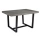 Carbon Loft 52" Distressed Wood Dining Table - 52 x 36 x 30H - Thumbnail 3