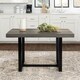 Carbon Loft 52" Distressed Wood Dining Table - 52 x 36 x 30H - Thumbnail 1
