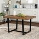 Carbon Loft 52" Distressed Wood Dining Table - 52 x 36 x 30H - Thumbnail 7