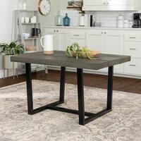 Carbon Loft 52" Distressed Wood Dining Table - 52 x 36 x 30H