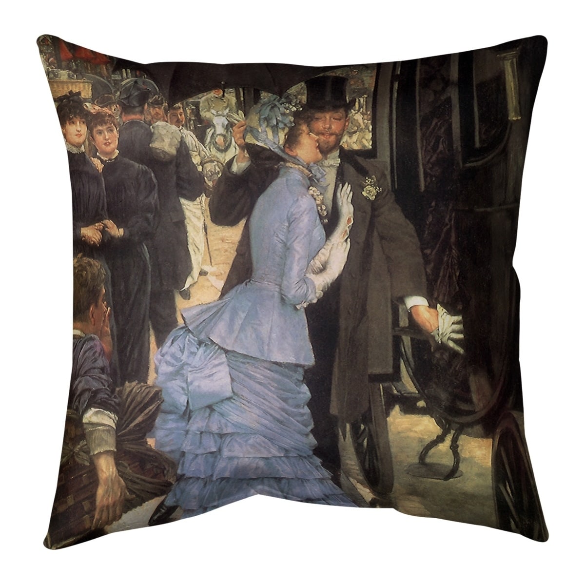 Porch Den James Tissot The Bridesmaid Throw Pillow On Sale