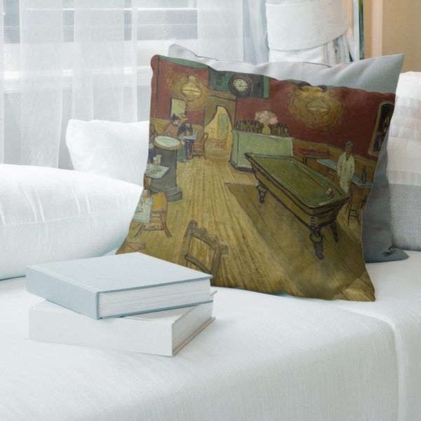 Porch & Den Vincent Van Gogh 'The Night Cafe' Throw Pillow