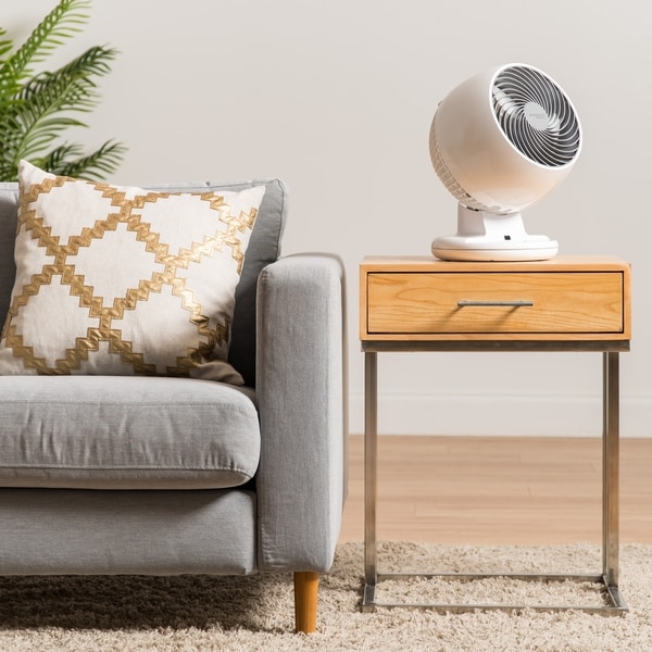 Woozoo C18T Remote Controlled Whole Room Oscillating Circulating Fan, White
