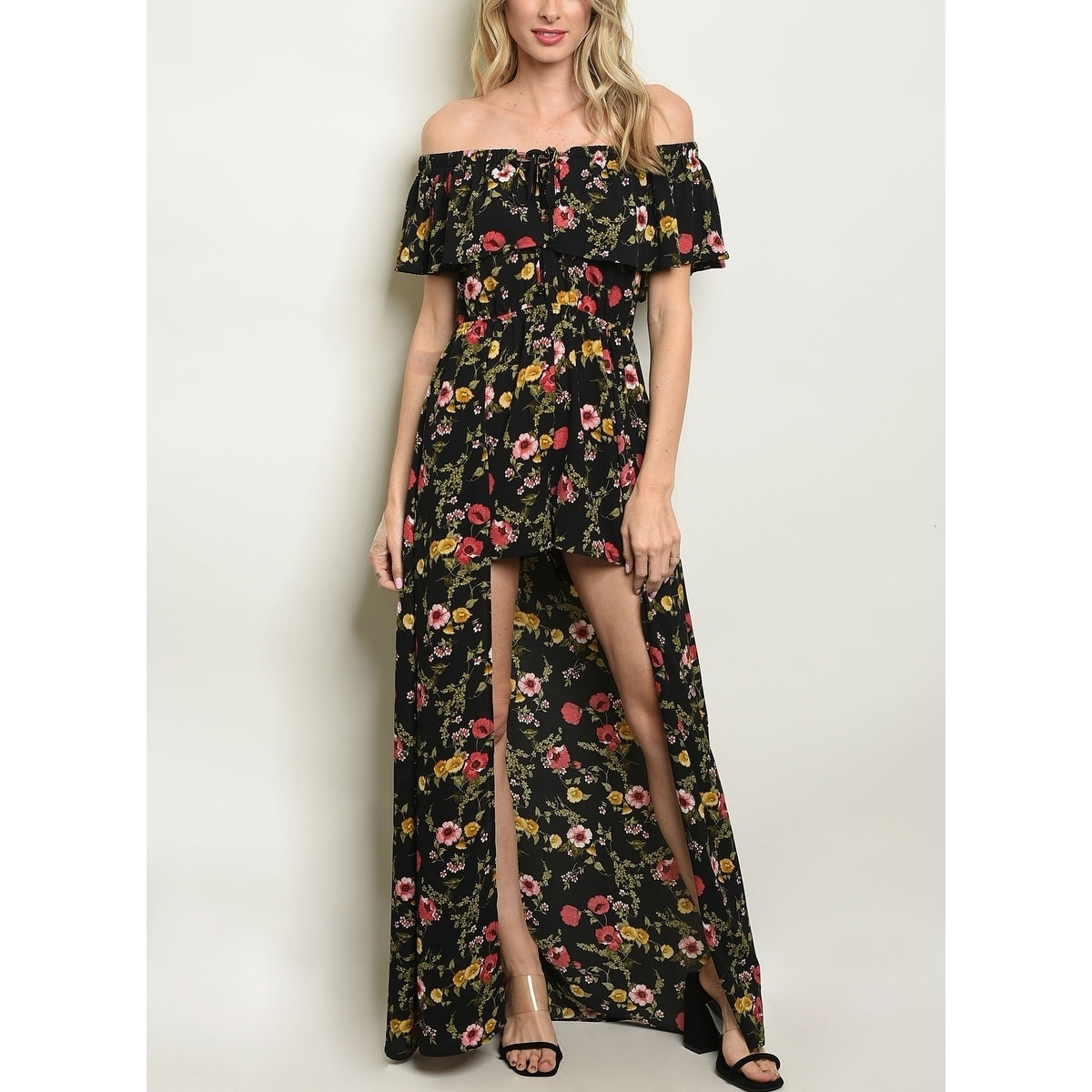 romper dress off shoulder