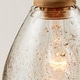 preview thumbnail 4 of 3, 1-light Light Wood/Glass Pendant