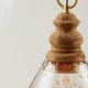 preview thumbnail 3 of 3, 1-light Light Wood/Glass Pendant