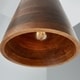 preview thumbnail 3 of 1, 1-light Wood/Brass Pendant